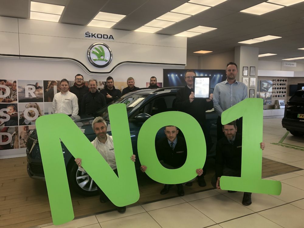 WINNERS. Once again we're the No.1 SKODA Retailer in the UK for excelling in the service and care we provide to our customers